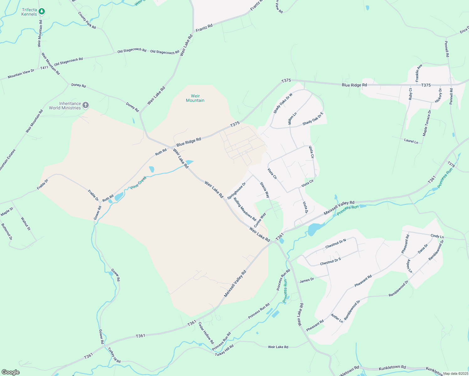 map of restaurants, bars, coffee shops, grocery stores, and more near 108 Spring House Drive in Saylorsburg