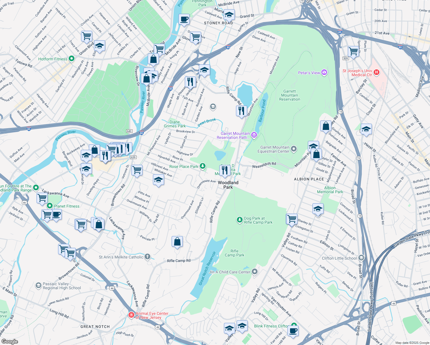3 Parkside Terrace, Woodland Park NJ Walk Score