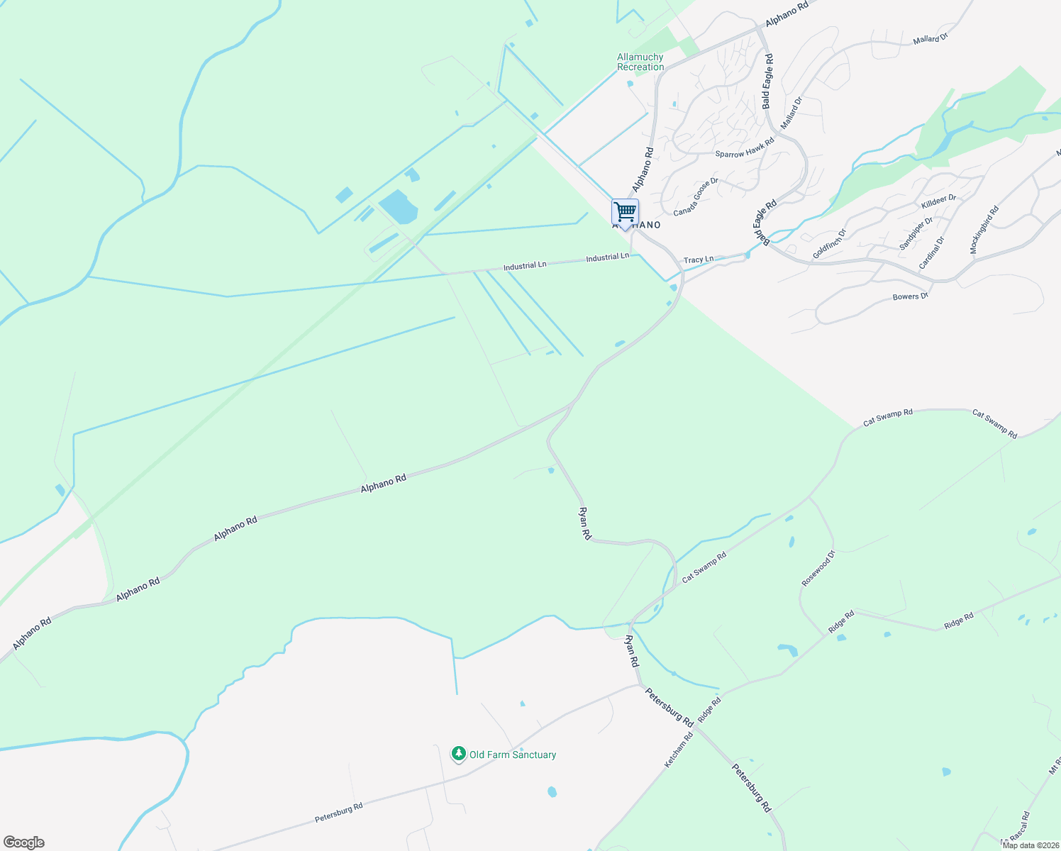 map of restaurants, bars, coffee shops, grocery stores, and more near 148 Alphano Road in Hackettstown