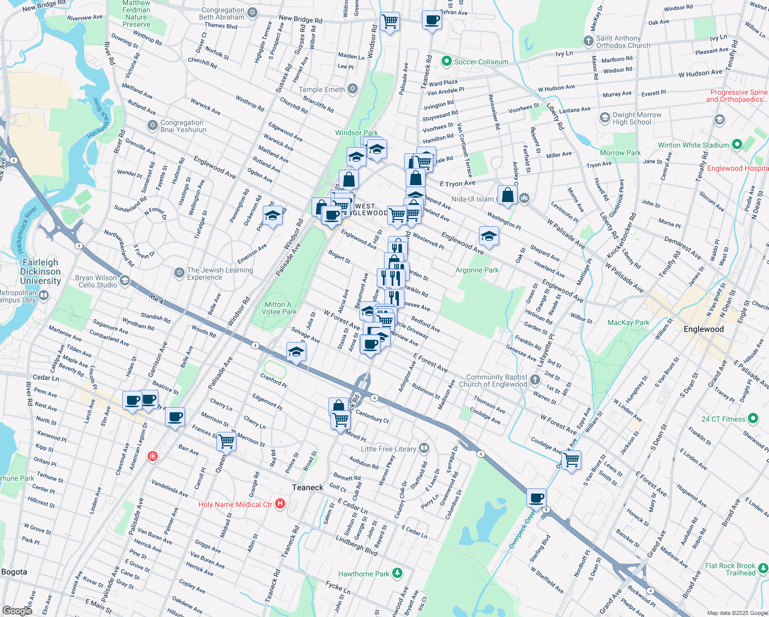 1250 Teaneck Road, Teaneck NJ Walk Score