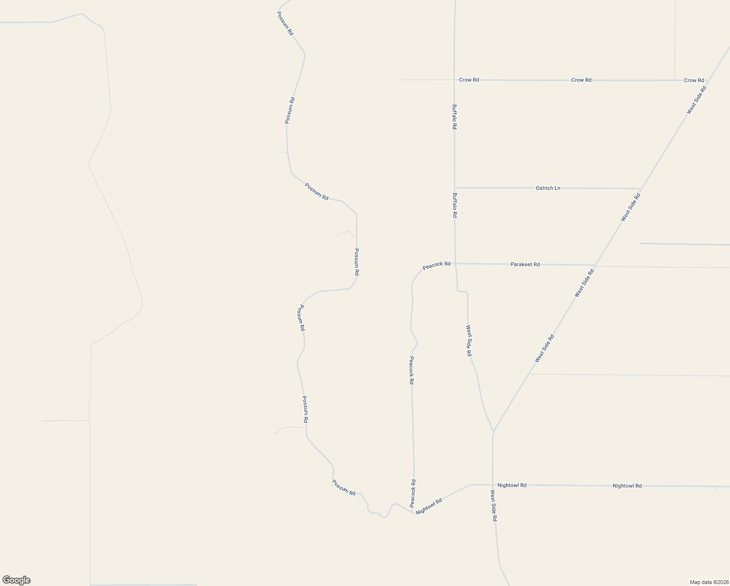 map of restaurants, bars, coffee shops, grocery stores, and more near 530-300 Possum Road in Termo