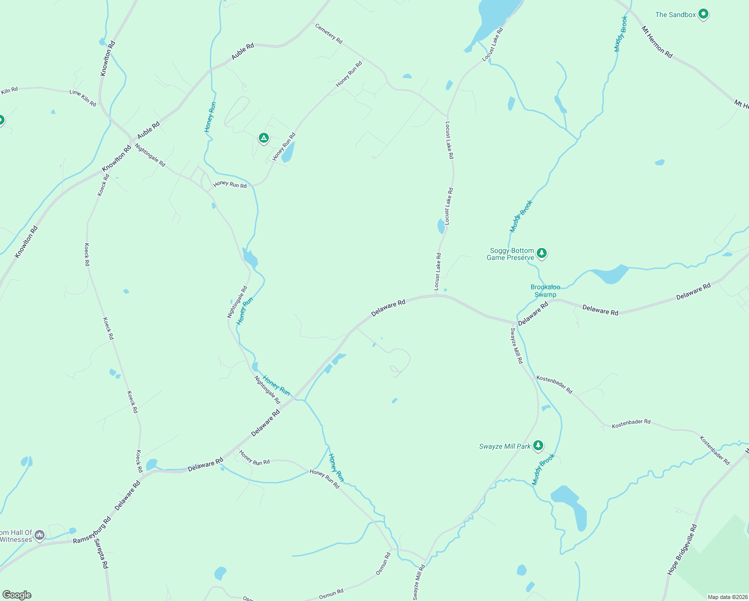 map of restaurants, bars, coffee shops, grocery stores, and more near 463 Delaware Road in Blairstown