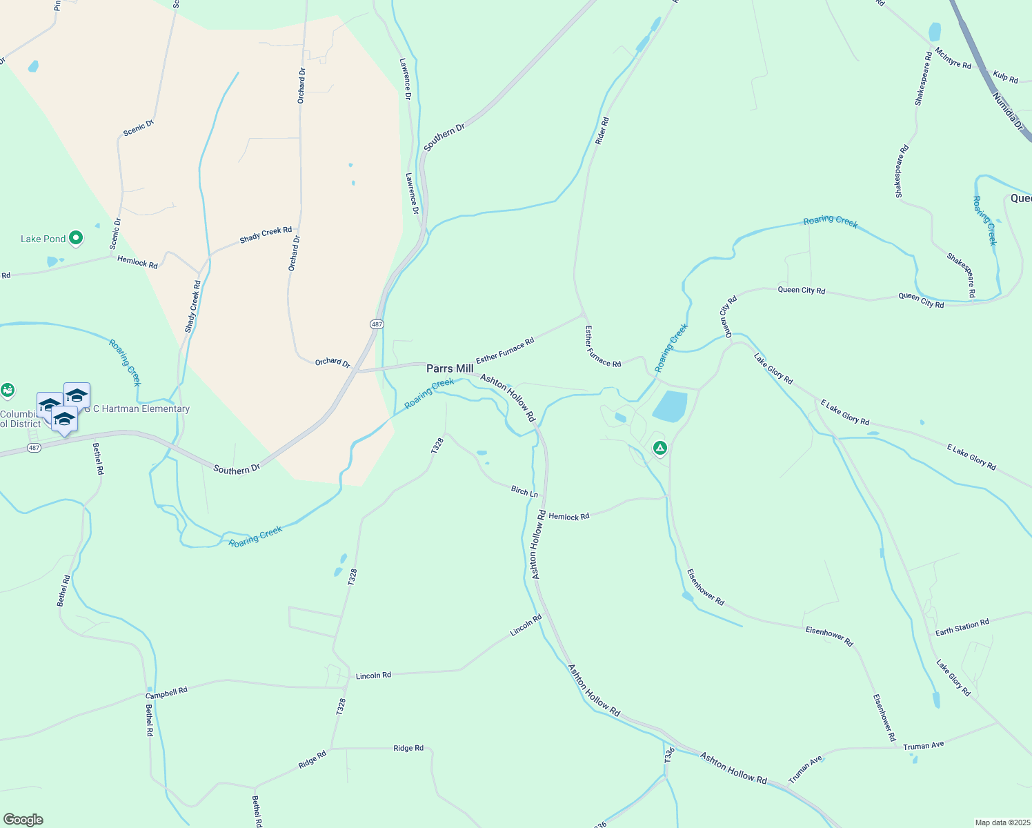 map of restaurants, bars, coffee shops, grocery stores, and more near 132 Sr3003 in Catawissa