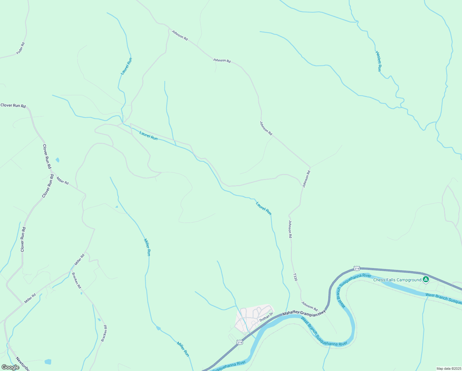 map of restaurants, bars, coffee shops, grocery stores, and more near in Mahaffey
