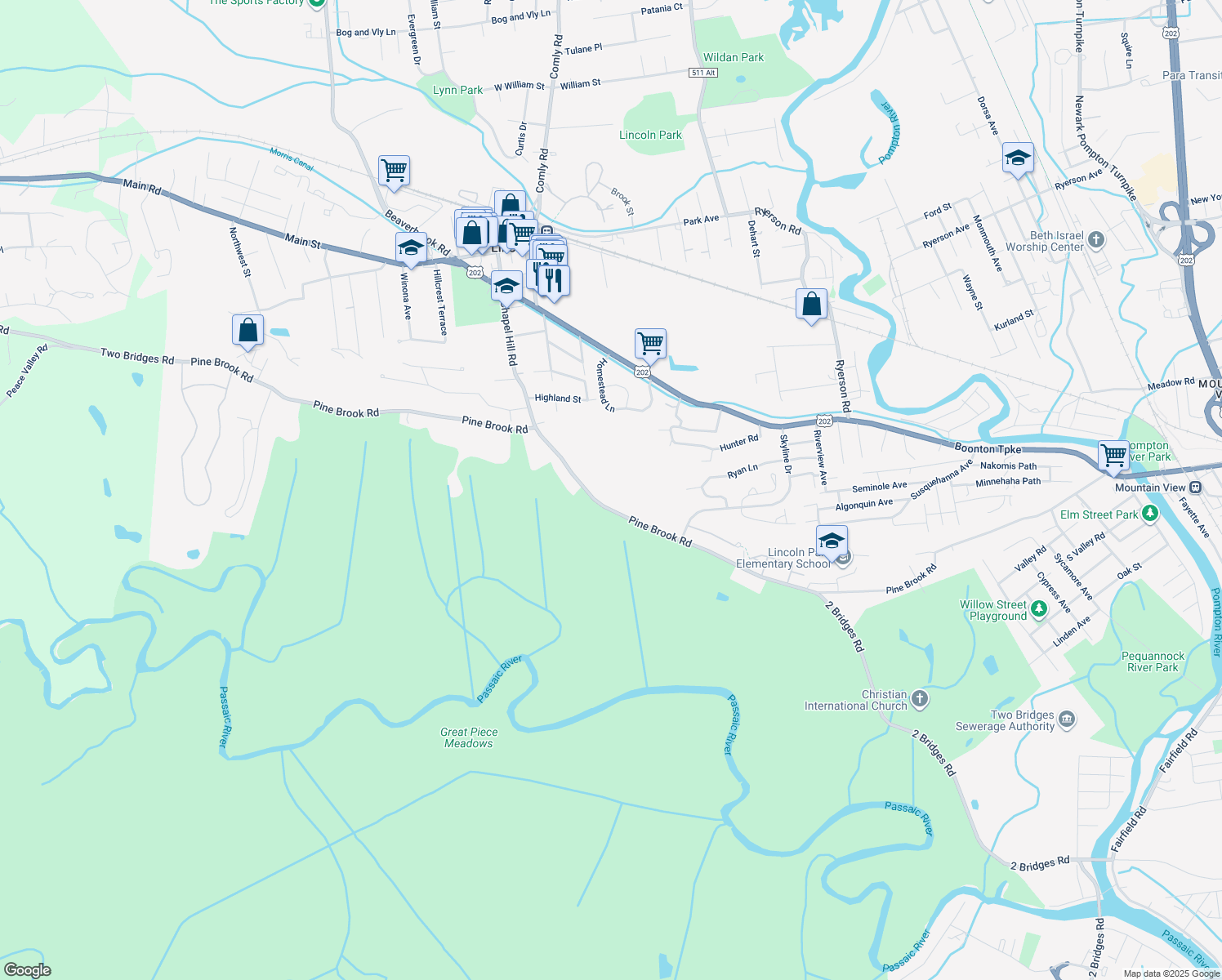 406 Pine Brook Road, Lincoln Park NJ Walk Score