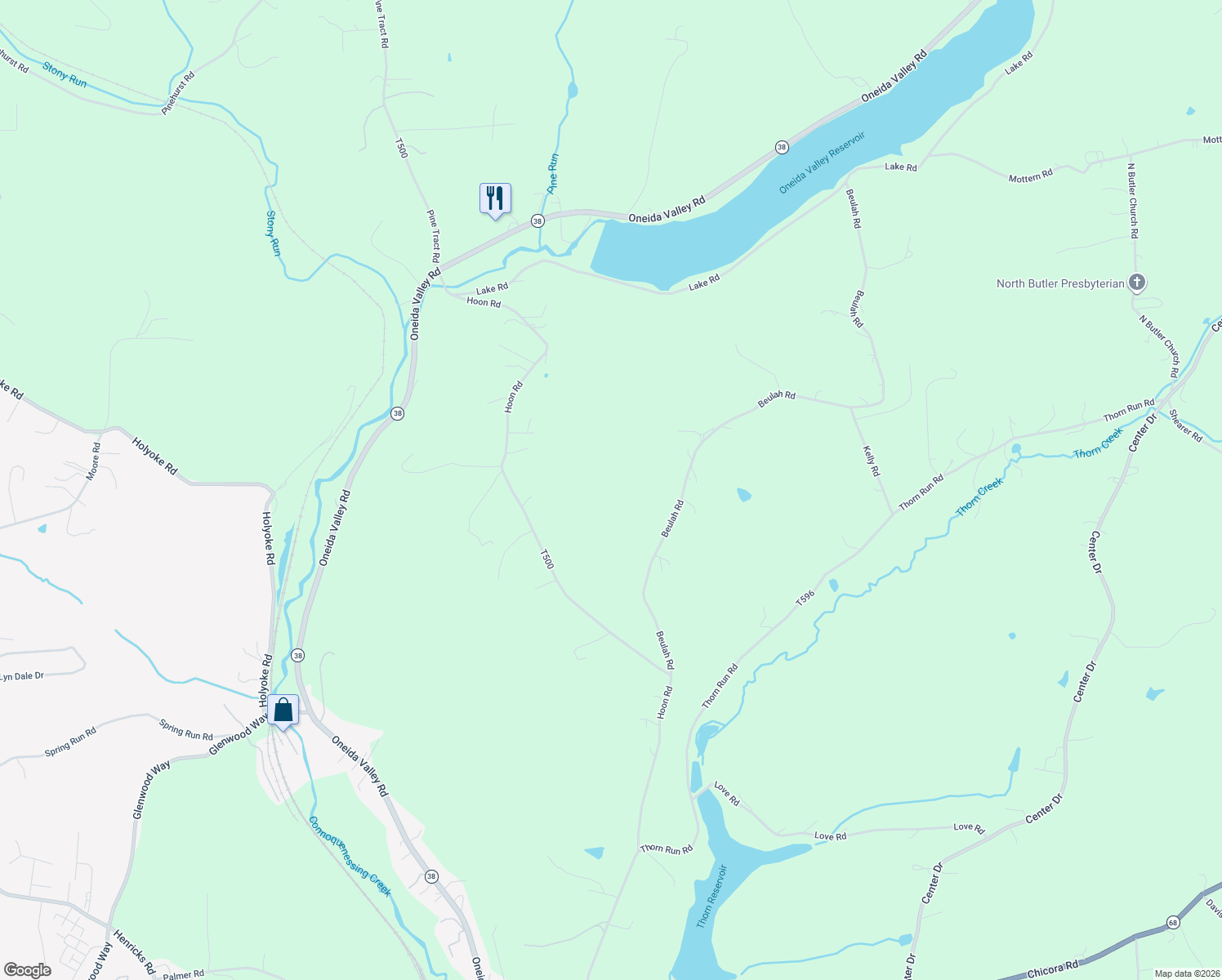 map of restaurants, bars, coffee shops, grocery stores, and more near in Shanor-Northvue