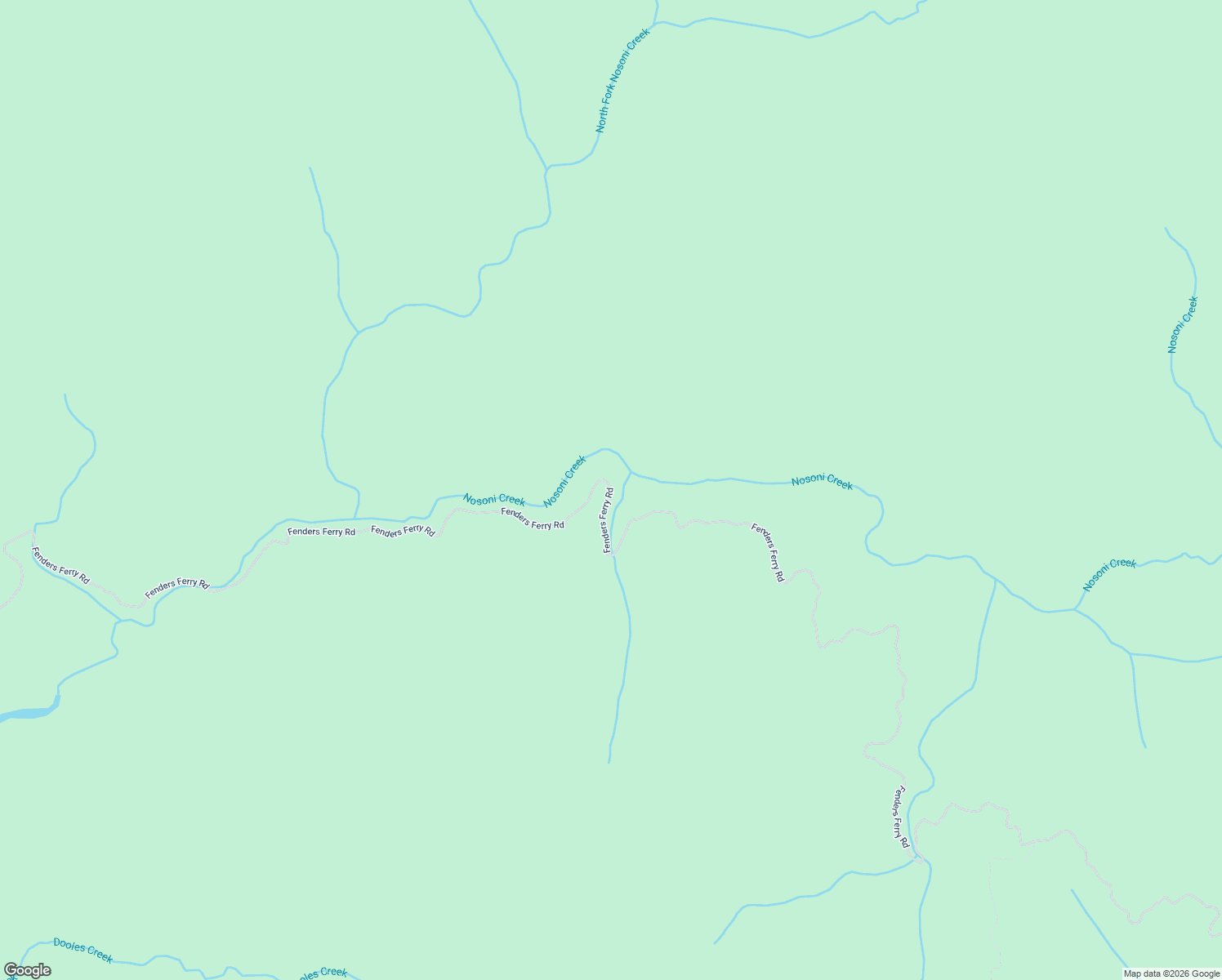 map of restaurants, bars, coffee shops, grocery stores, and more near Fenders Ferry Road in Big Bend