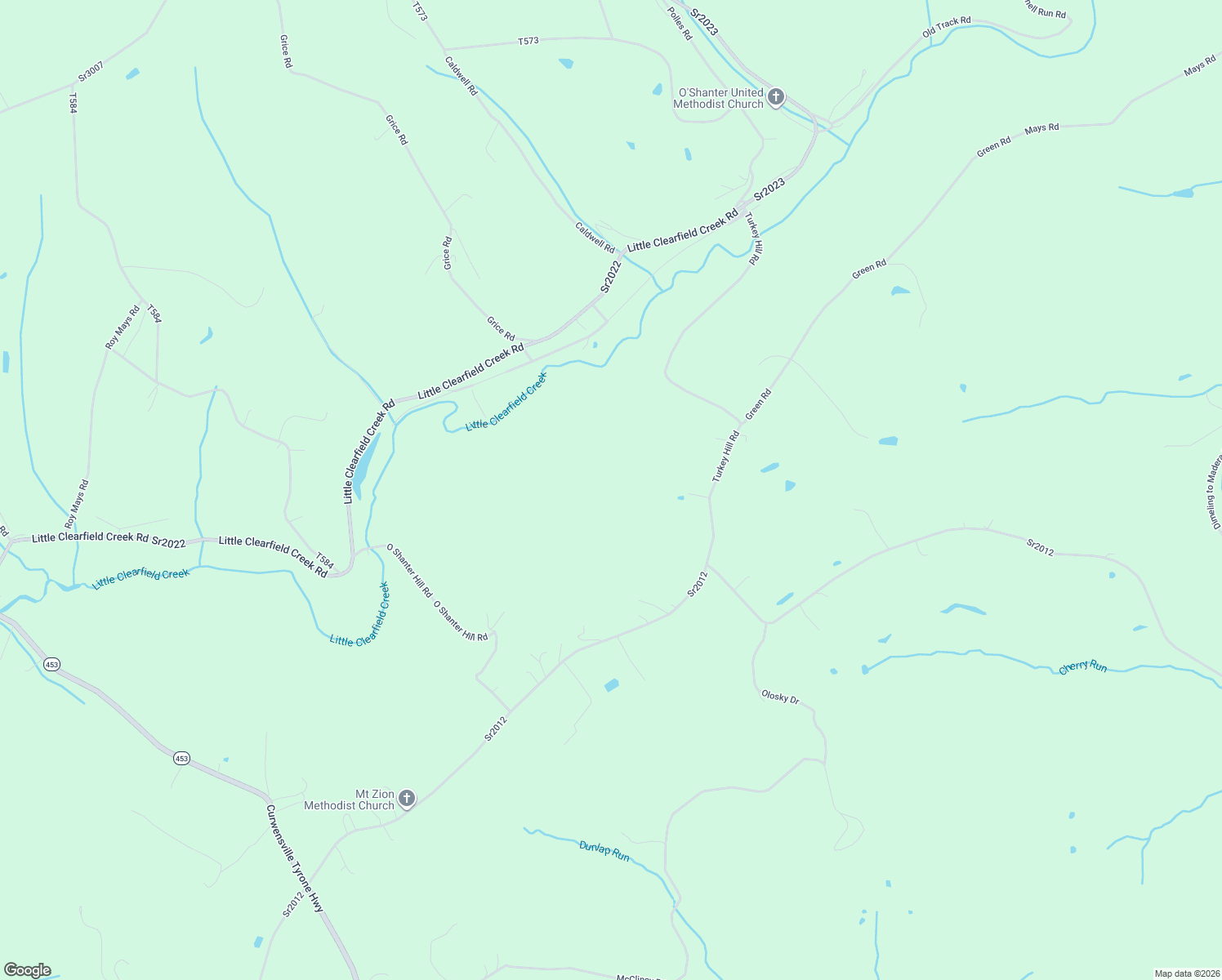 map of restaurants, bars, coffee shops, grocery stores, and more near 4461 Zion Road in Olanta