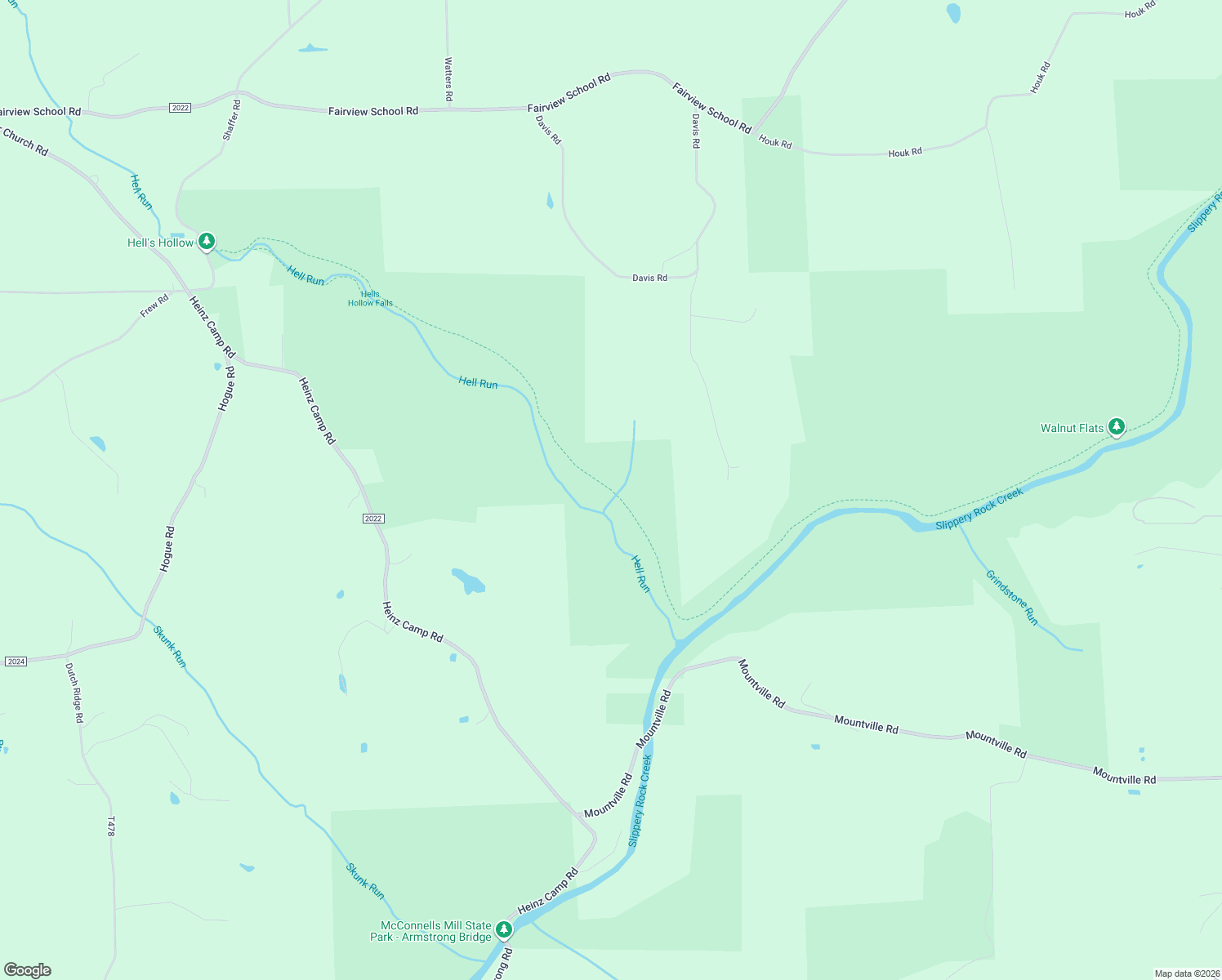 map of restaurants, bars, coffee shops, grocery stores, and more near North Country Trail in Ellwood City
