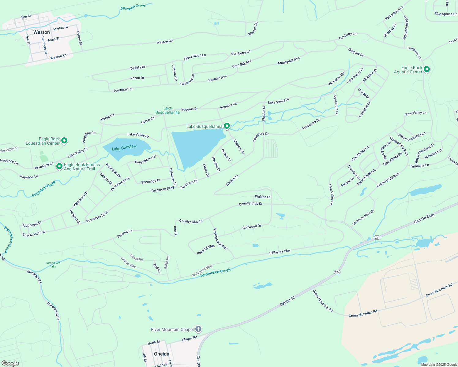 map of restaurants, bars, coffee shops, grocery stores, and more near 10 Vall Street in Hazleton