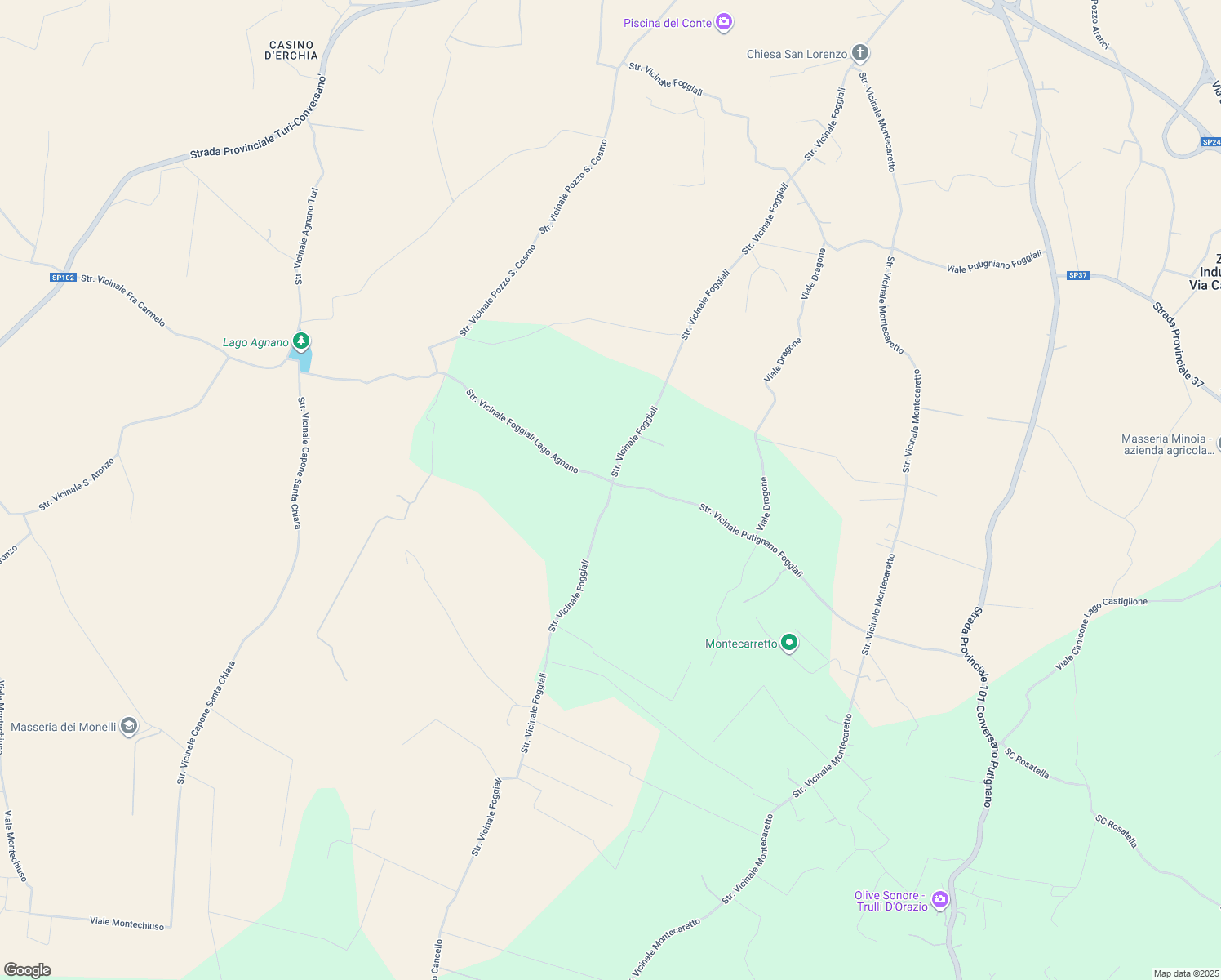 map of restaurants, bars, coffee shops, grocery stores, and more near in Metropolitan City of Bari