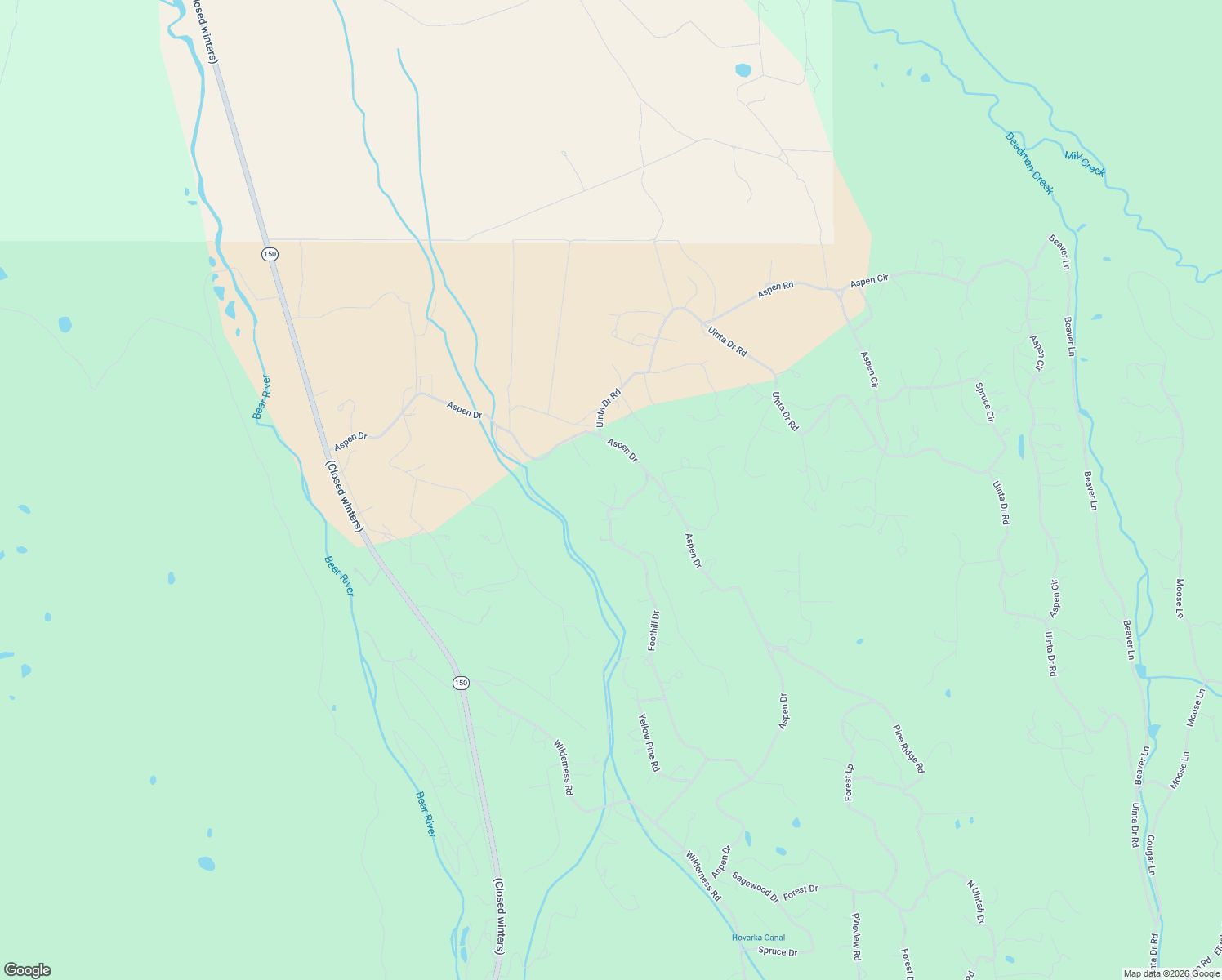 map of restaurants, bars, coffee shops, grocery stores, and more near Foothill Drive in Kamas