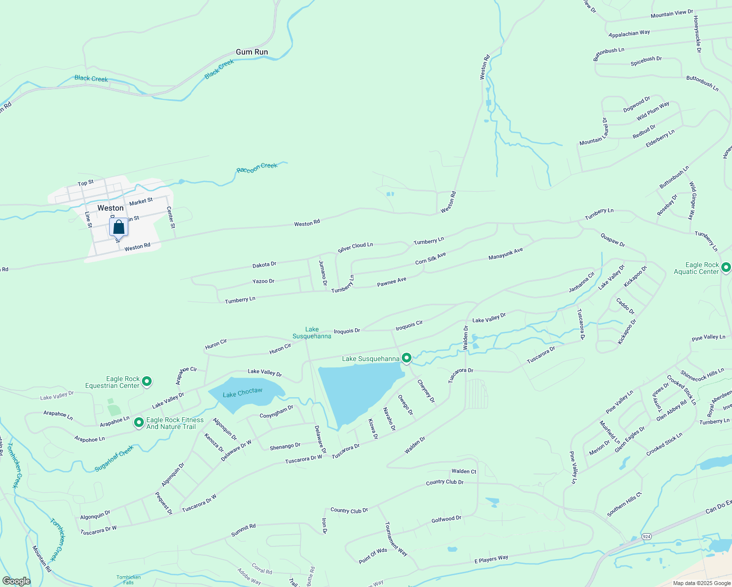 map of restaurants, bars, coffee shops, grocery stores, and more near 65 Pawnee Avenue in Hazleton