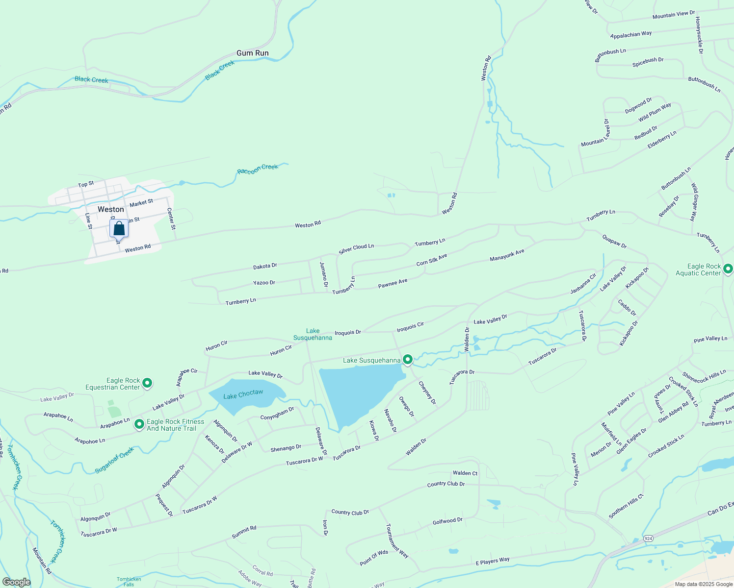 map of restaurants, bars, coffee shops, grocery stores, and more near 65 Pawnee Avenue in Hazleton
