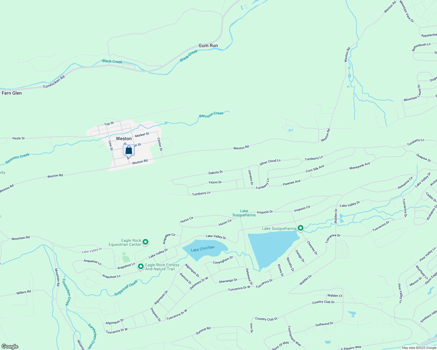 map of restaurants, bars, coffee shops, grocery stores, and more near 201 Dakota Drive in Hazleton