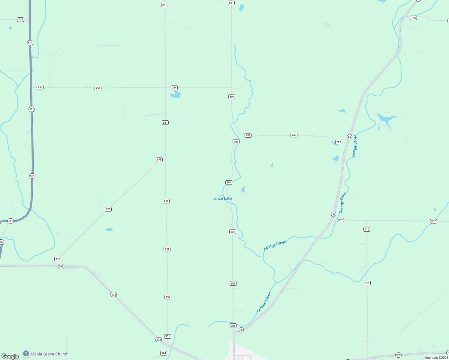 map of restaurants, bars, coffee shops, grocery stores, and more near 814 County Road 801 in Ashland