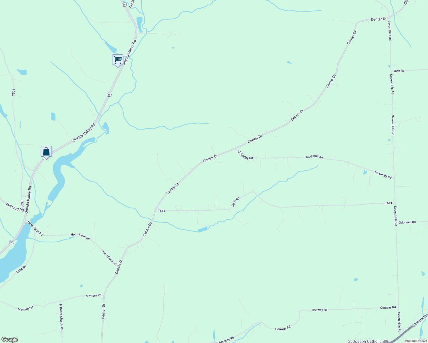 map of restaurants, bars, coffee shops, grocery stores, and more near 761 Center Drive in Chicora