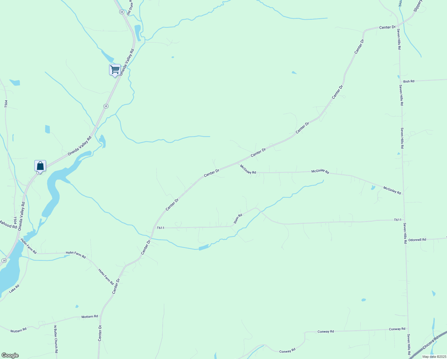 map of restaurants, bars, coffee shops, grocery stores, and more near 761 Center Drive in Chicora