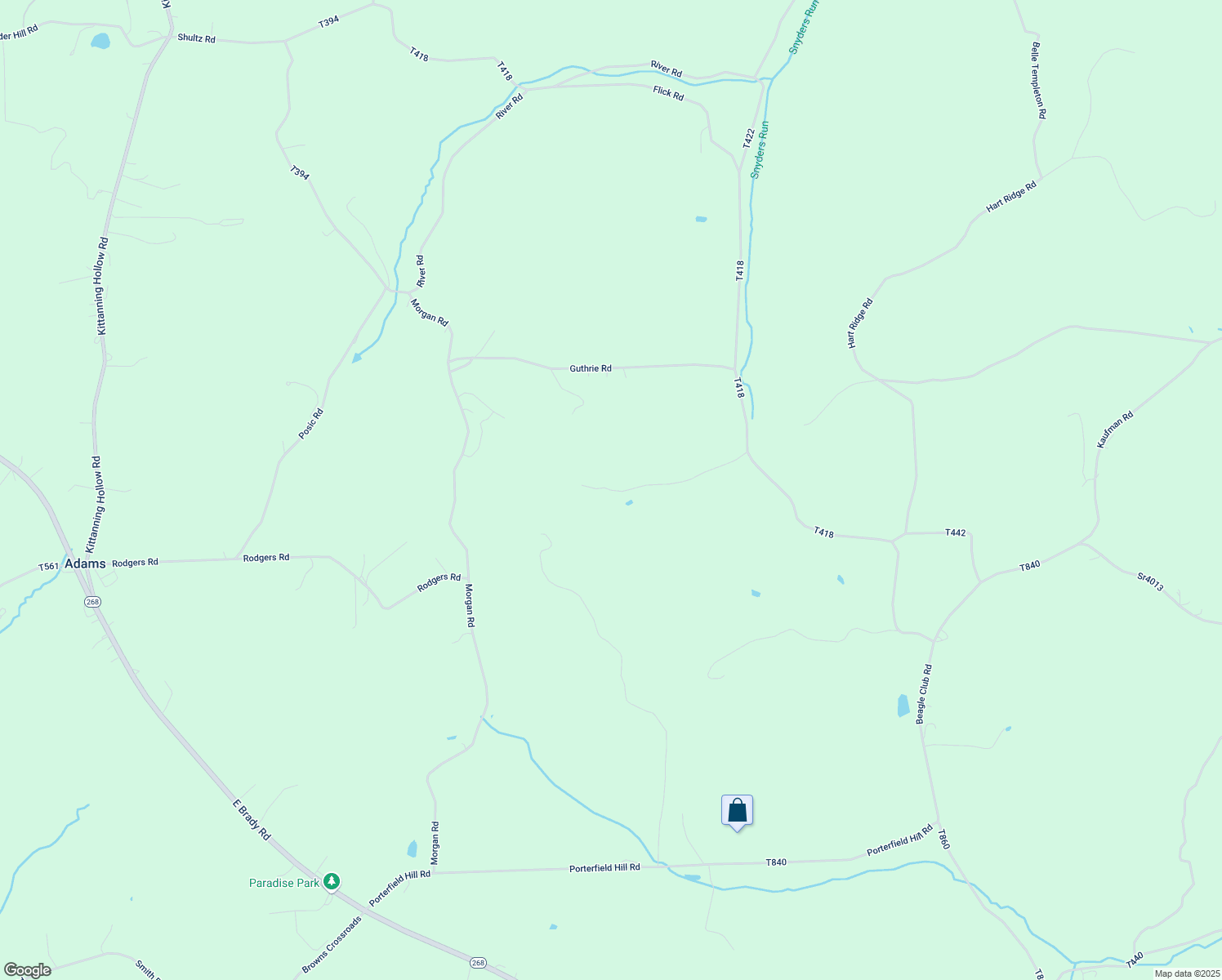 map of restaurants, bars, coffee shops, grocery stores, and more near 101 Douglass Lane in Cowansville