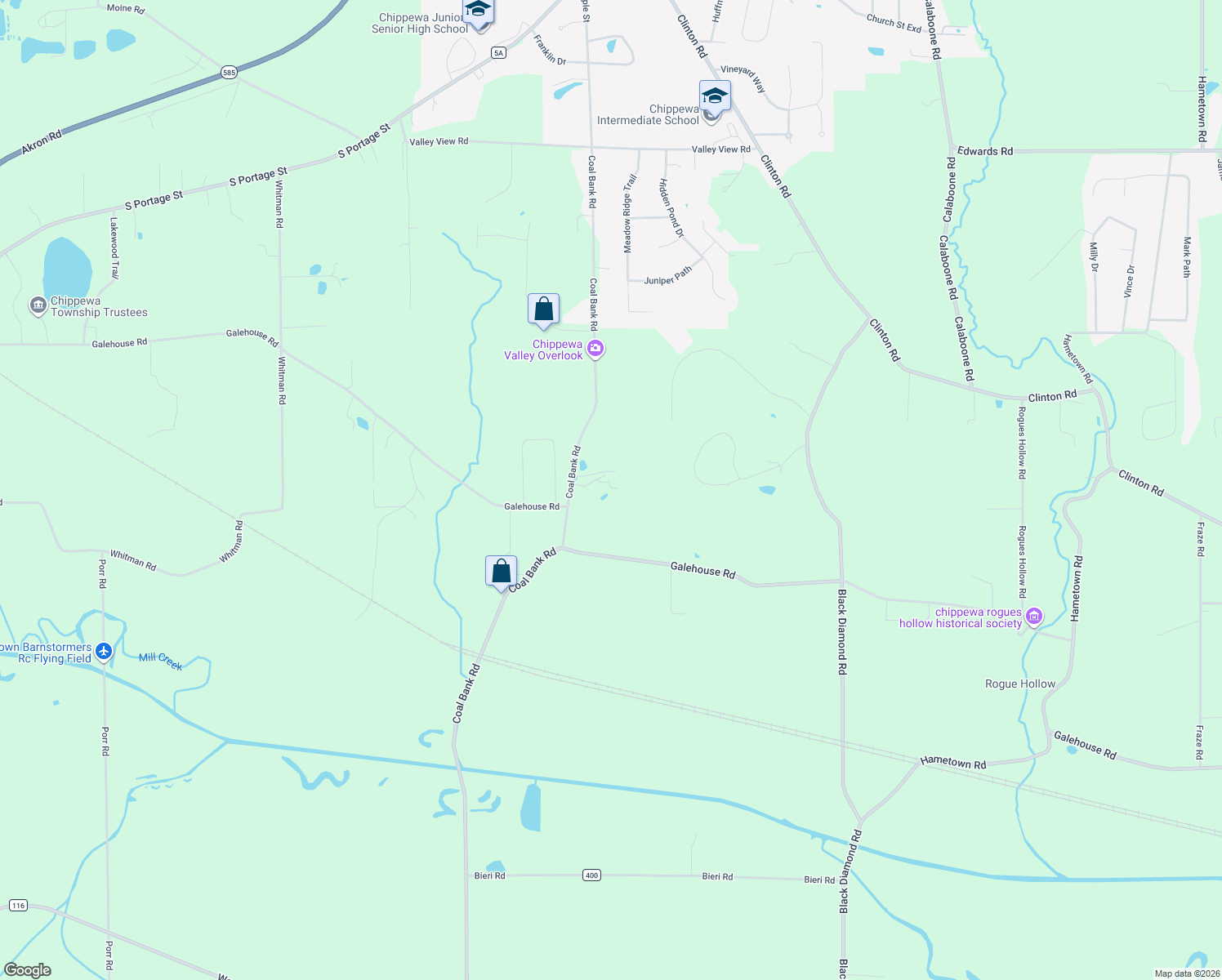 map of restaurants, bars, coffee shops, grocery stores, and more near 12045 Coal Bank Road in Doylestown