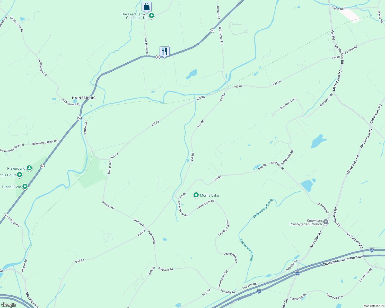 map of restaurants, bars, coffee shops, grocery stores, and more near 120 Vail Road in Columbia