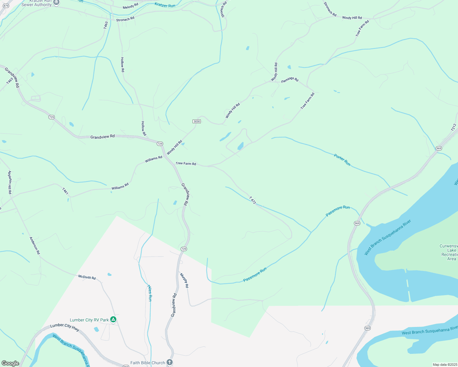 map of restaurants, bars, coffee shops, grocery stores, and more near 140 Keiser Road in Curwensville