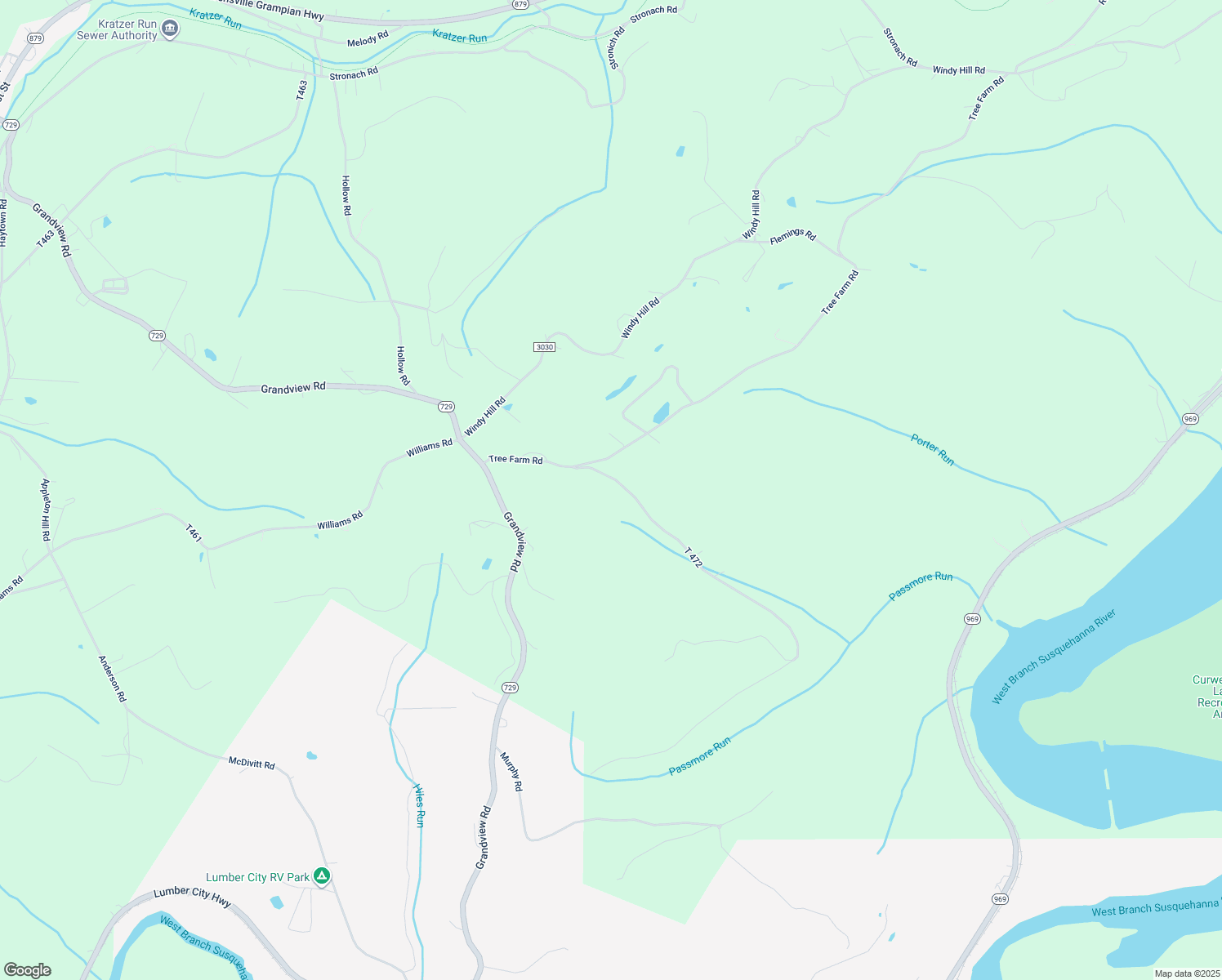 map of restaurants, bars, coffee shops, grocery stores, and more near 140 Keiser Road in Curwensville