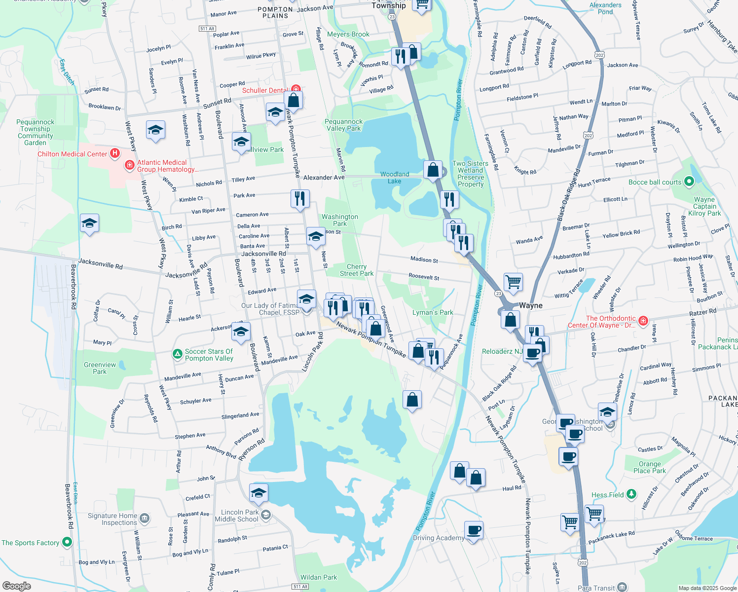 134 Newark Pompton Turnpike, Pequannock Township NJ Walk Score