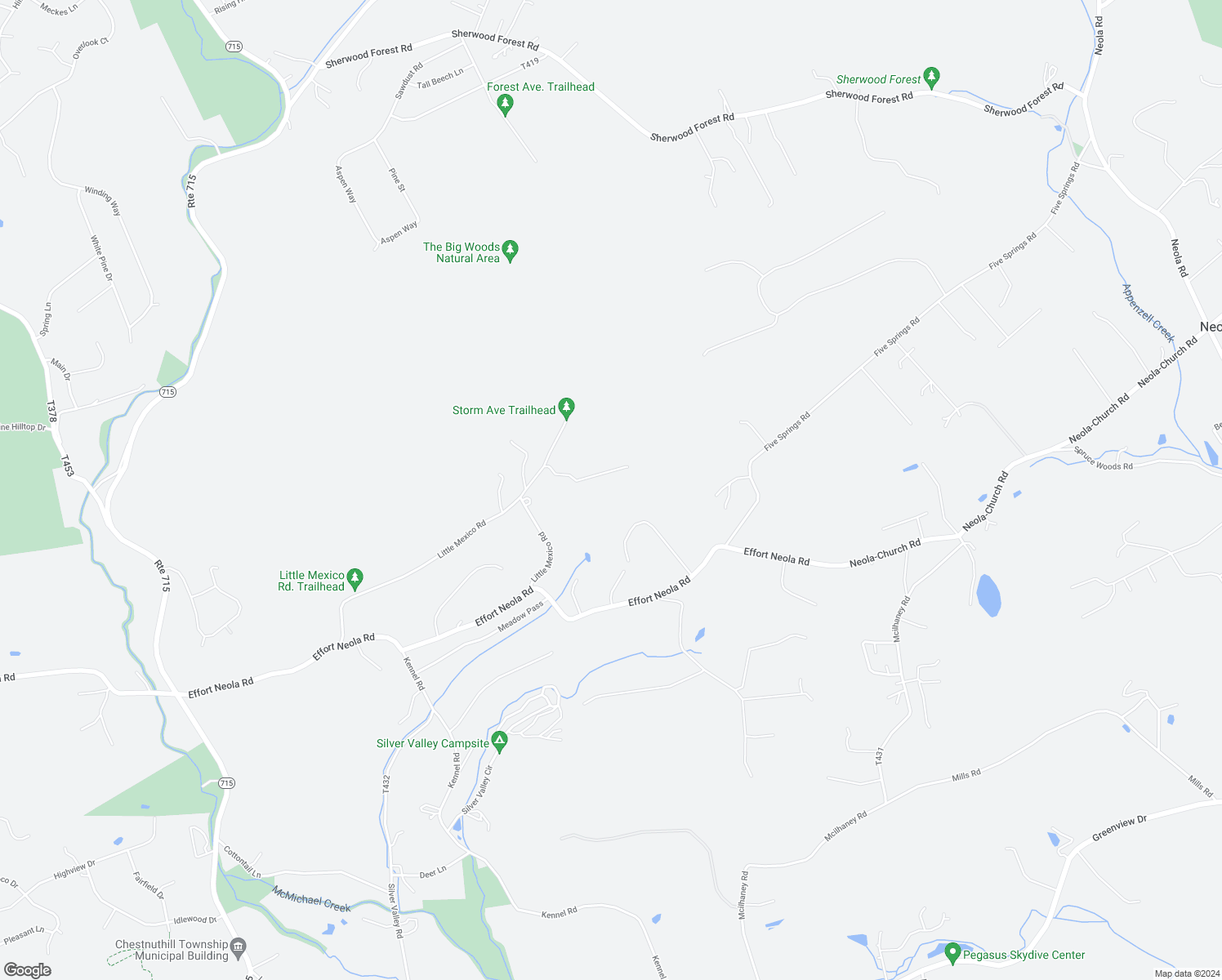 map of restaurants, bars, coffee shops, grocery stores, and more near in Saylorsburg