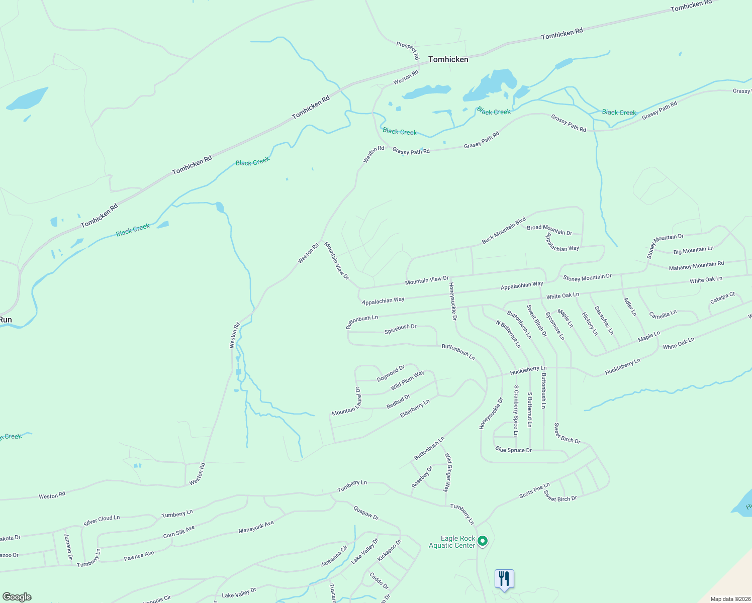 map of restaurants, bars, coffee shops, grocery stores, and more near Unnamed Road in Sugarloaf