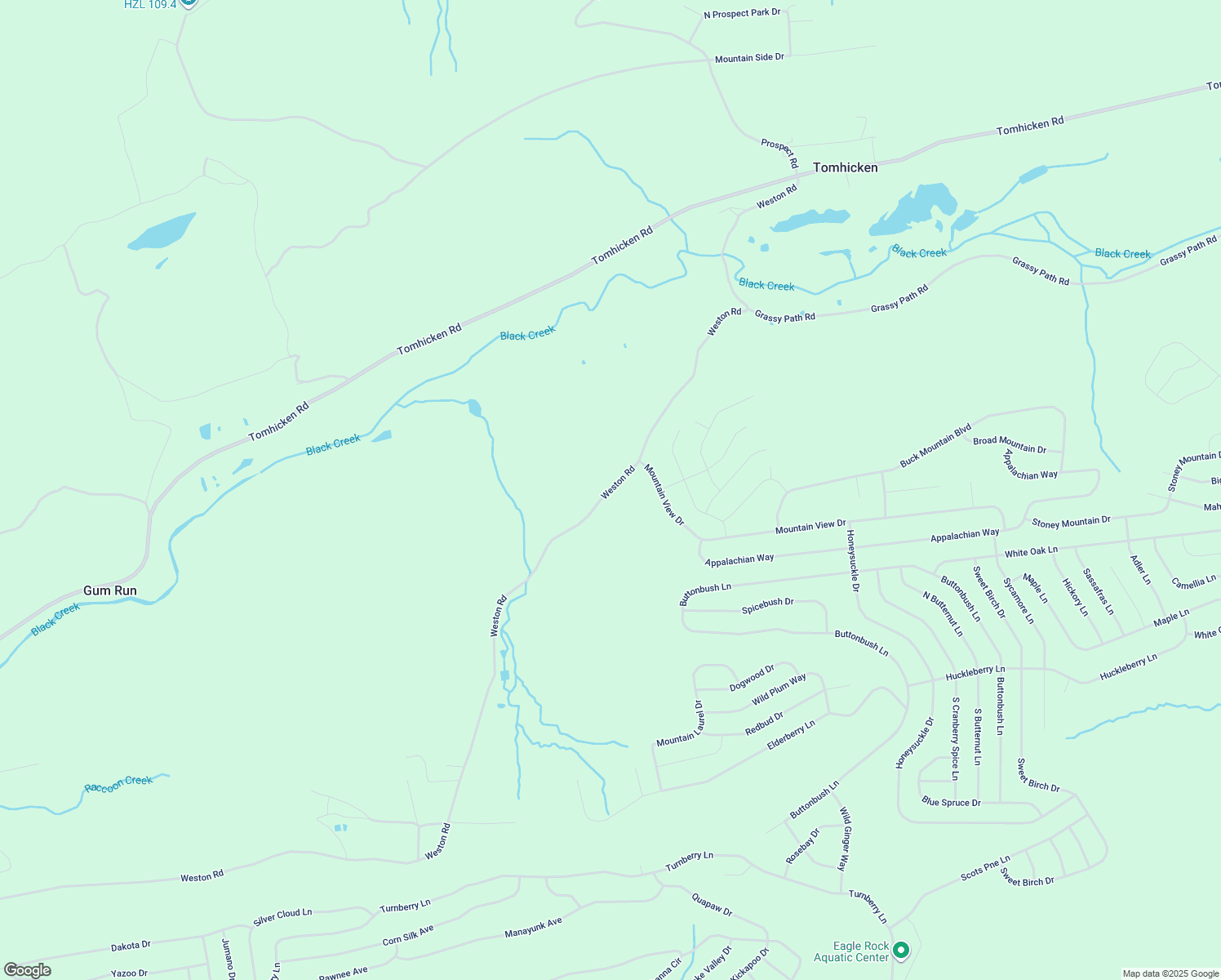 map of restaurants, bars, coffee shops, grocery stores, and more near Weston Road in Sugarloaf