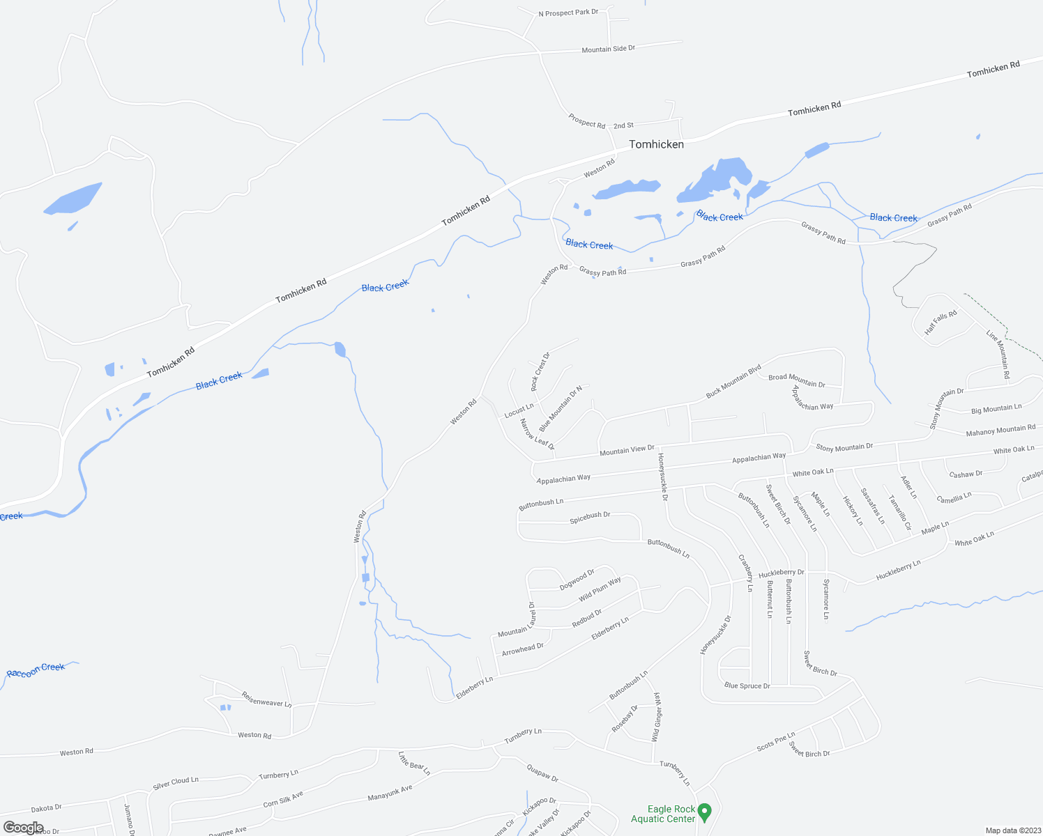 map of restaurants, bars, coffee shops, grocery stores, and more near Narrow Leaf Drive in Luzerne County