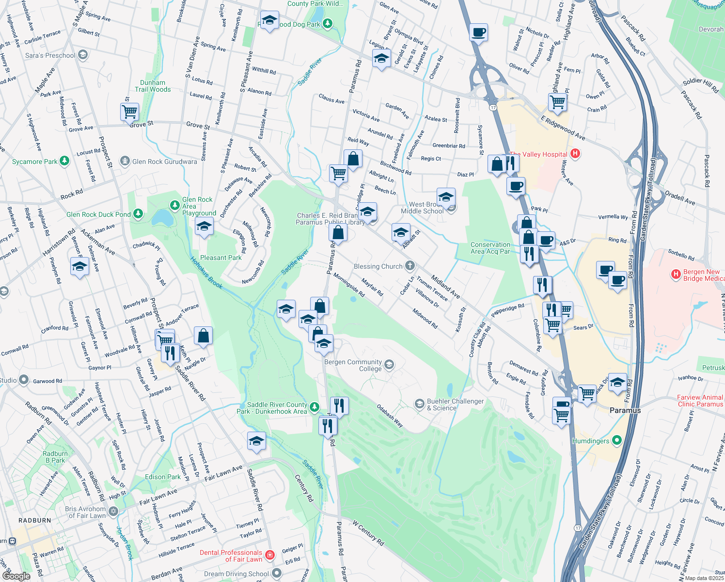 207 Morningside Road, Paramus NJ Walk Score