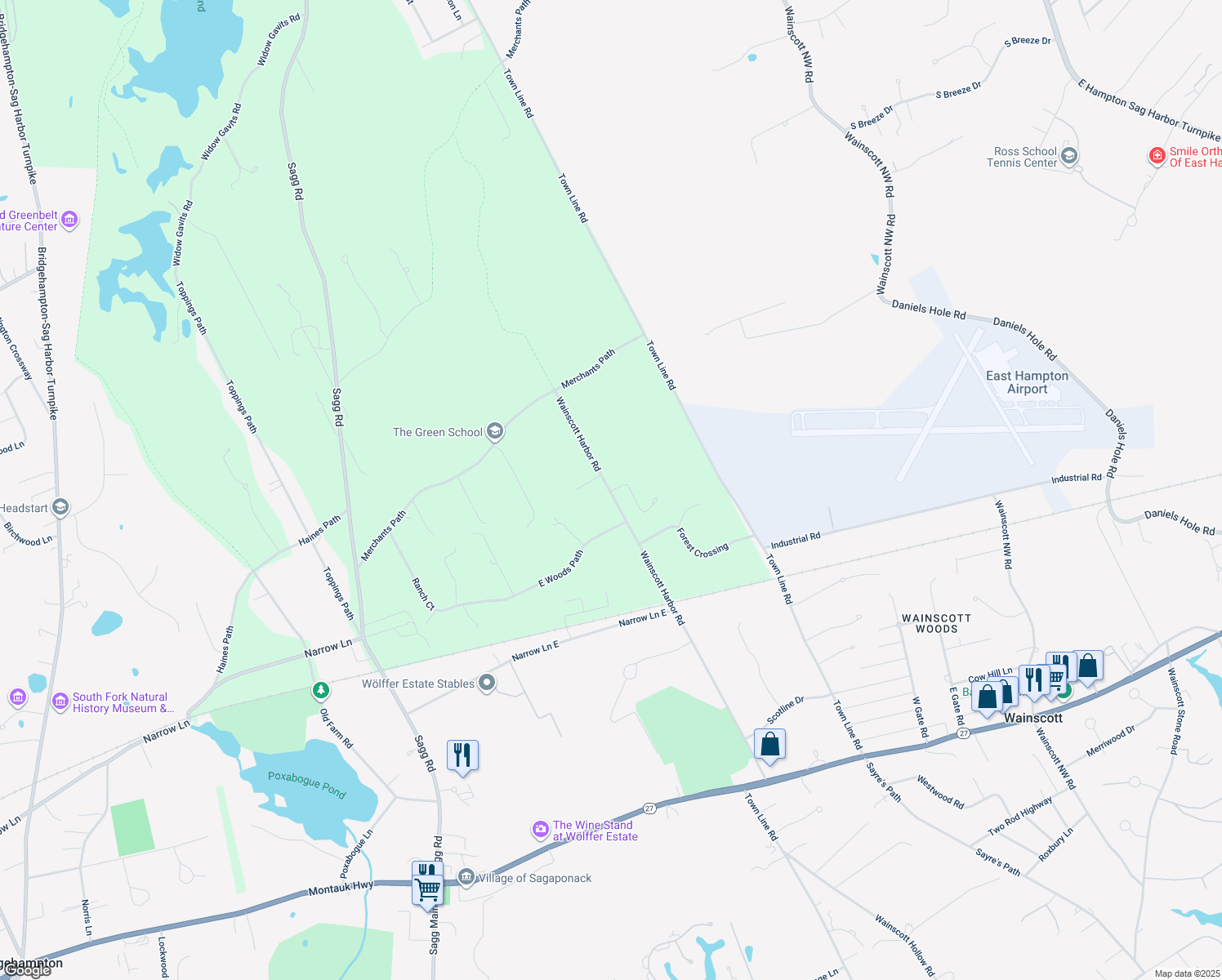 447 Wainscott Harbor Road, Sagaponack NY Walk Score