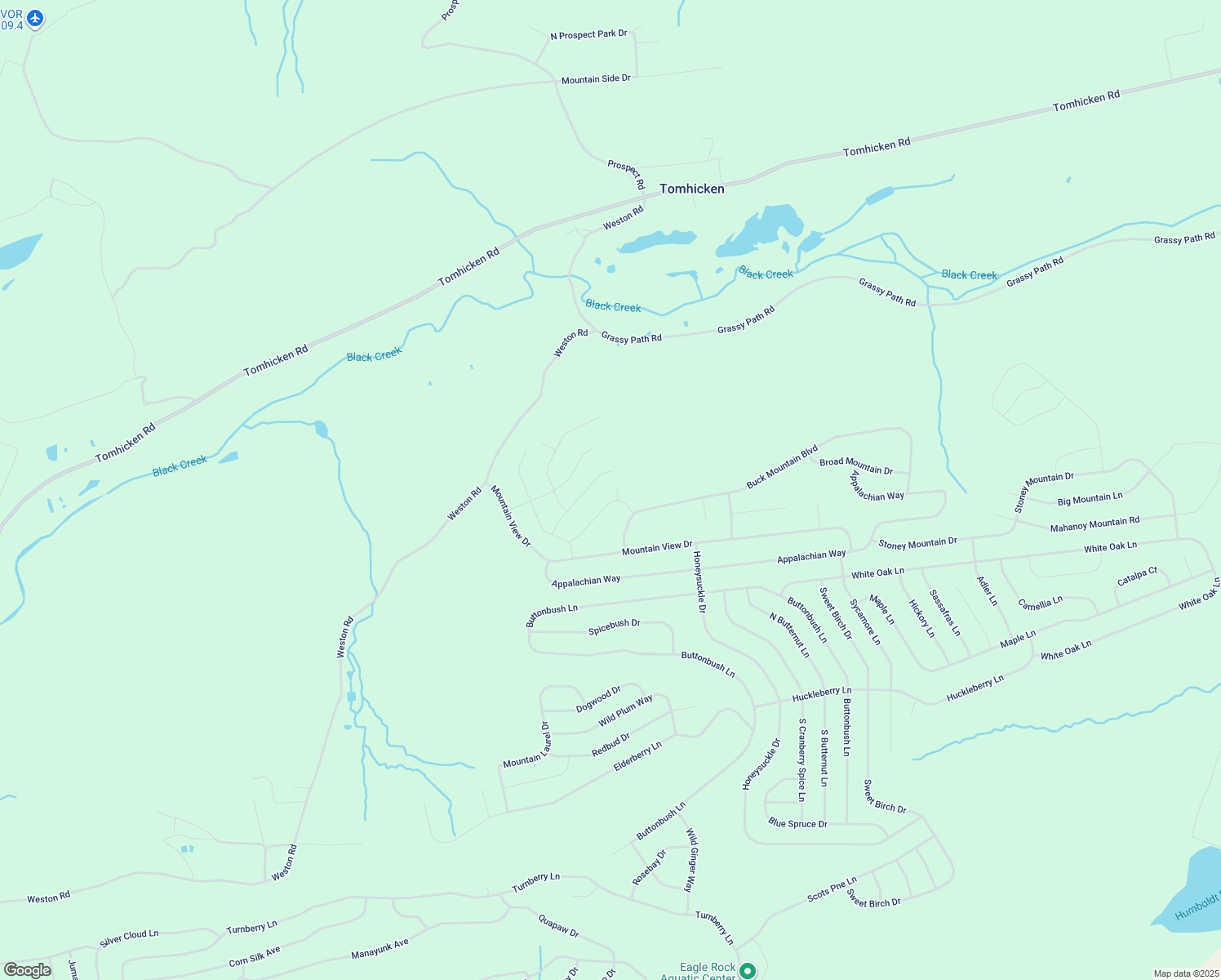map of restaurants, bars, coffee shops, grocery stores, and more near 6 Blue Mountain Court in Sugarloaf