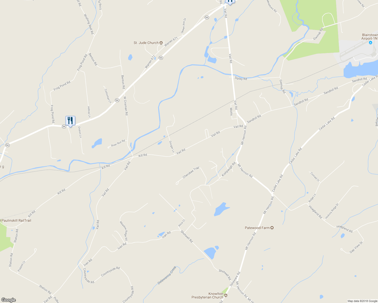 map of restaurants, bars, coffee shops, grocery stores, and more near 19 Vail Rd in Columbia