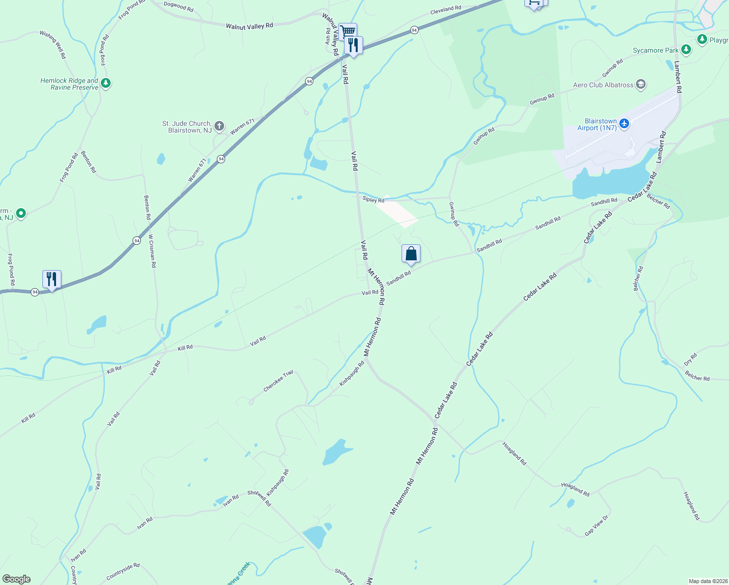map of restaurants, bars, coffee shops, grocery stores, and more near 55 Vail Road in Columbia