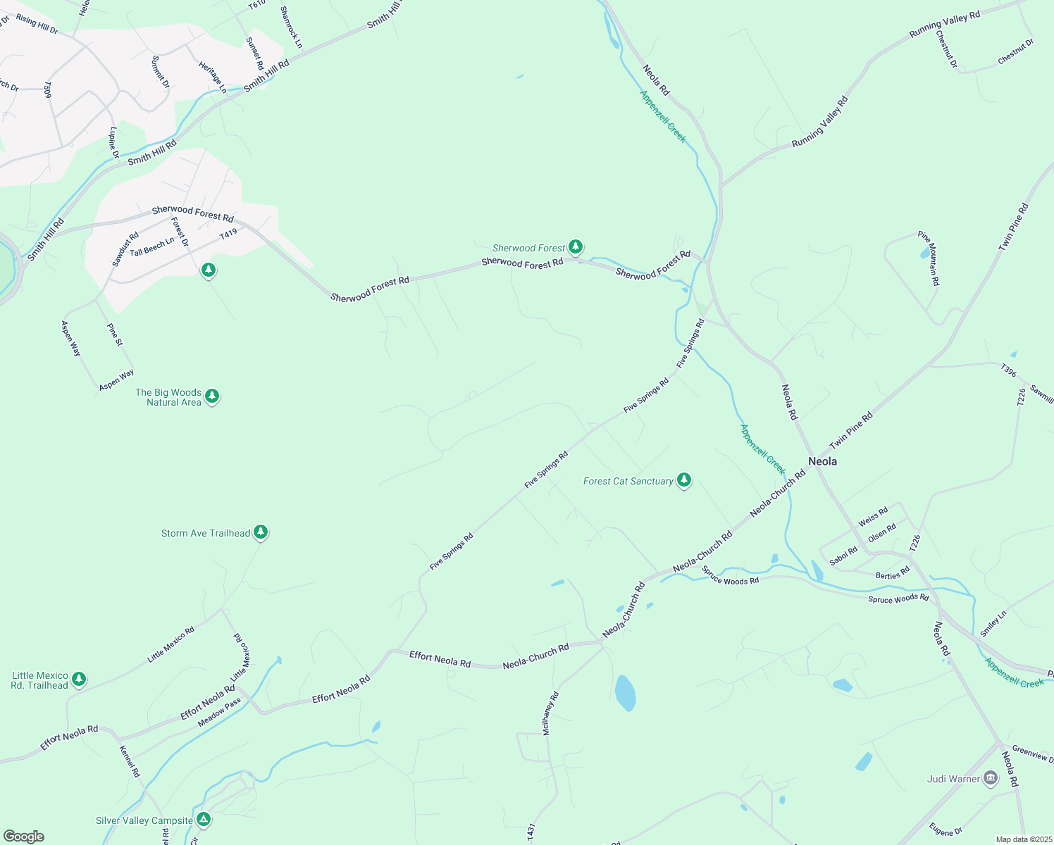 map of restaurants, bars, coffee shops, grocery stores, and more near 153 Alpha Drive in Stroudsburg