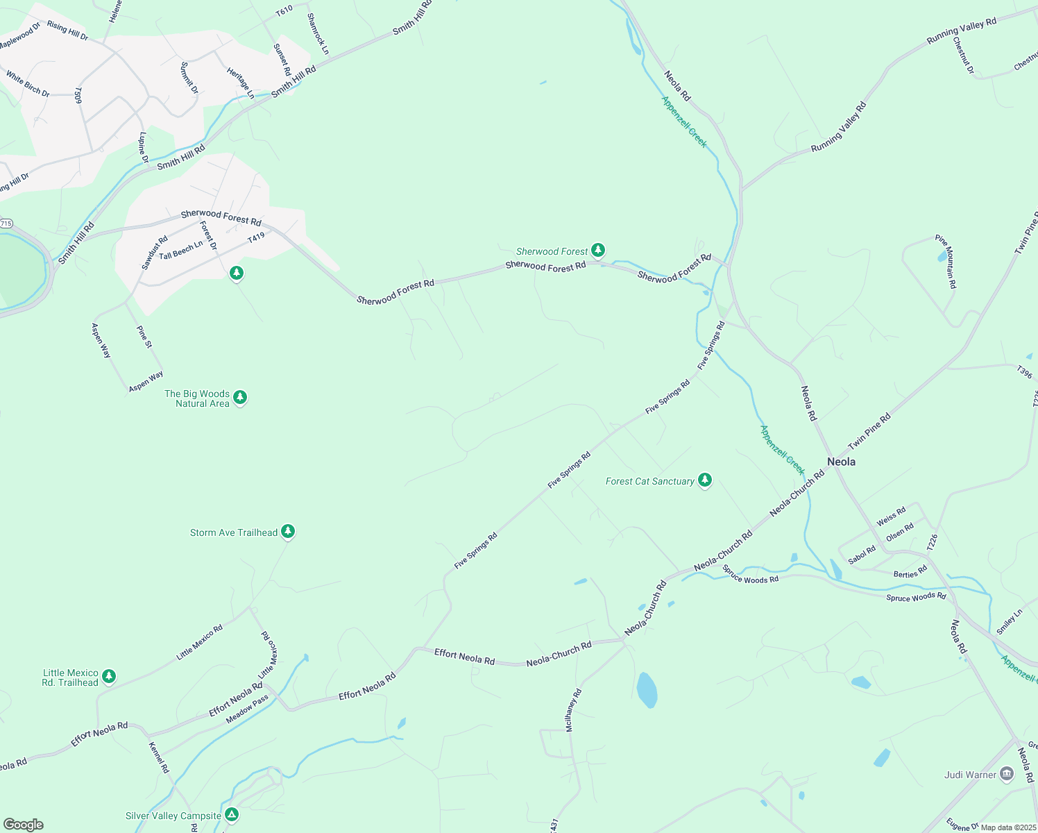 map of restaurants, bars, coffee shops, grocery stores, and more near 108 Alpha Drive in Stroudsburg