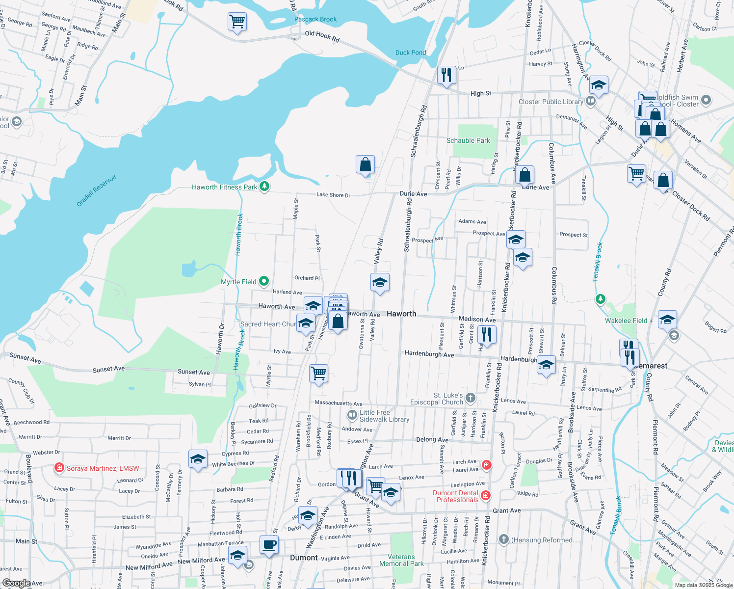 211 Owatonna Street, Haworth NJ Walk Score