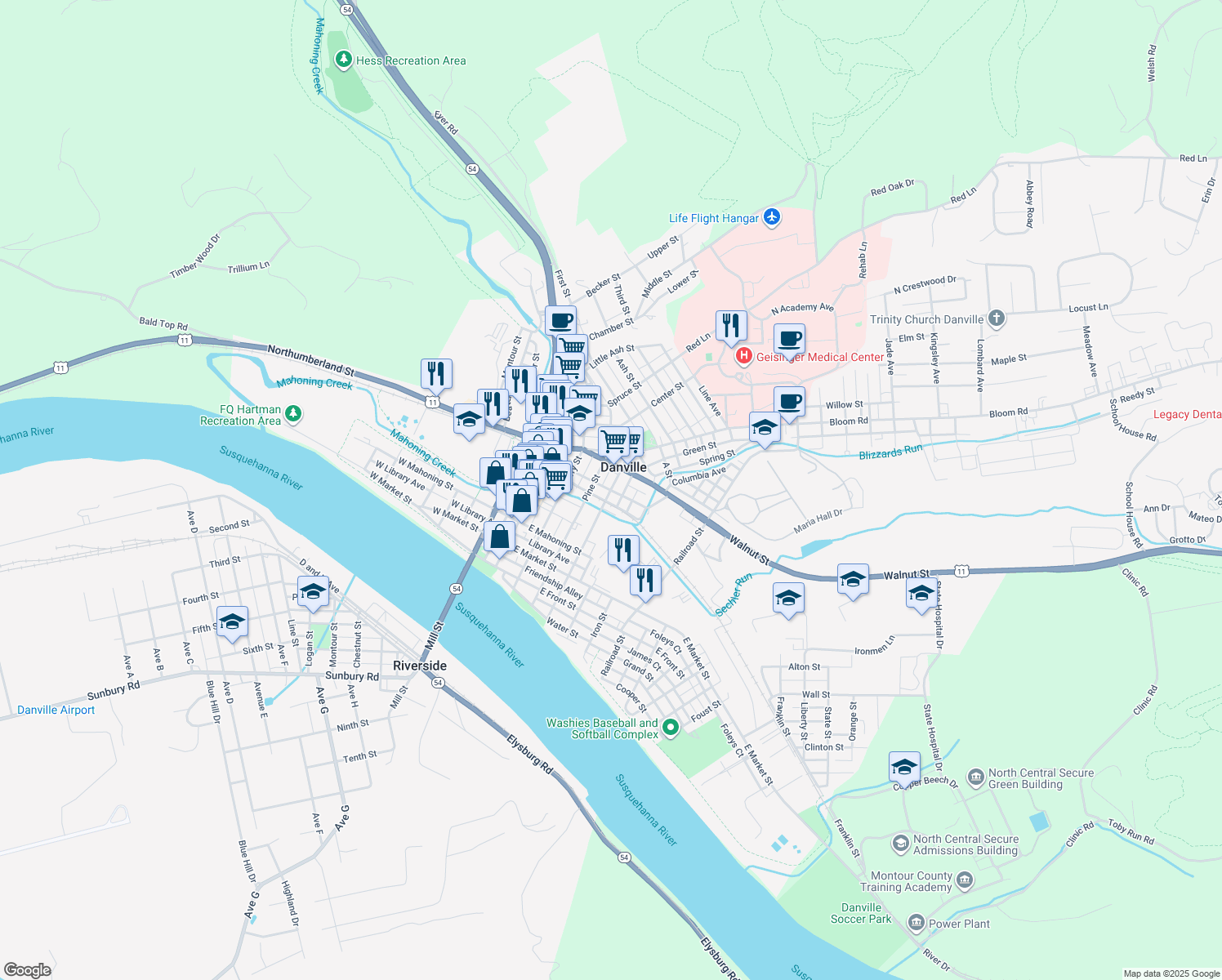 403 Church Street, Danville PA Walk Score