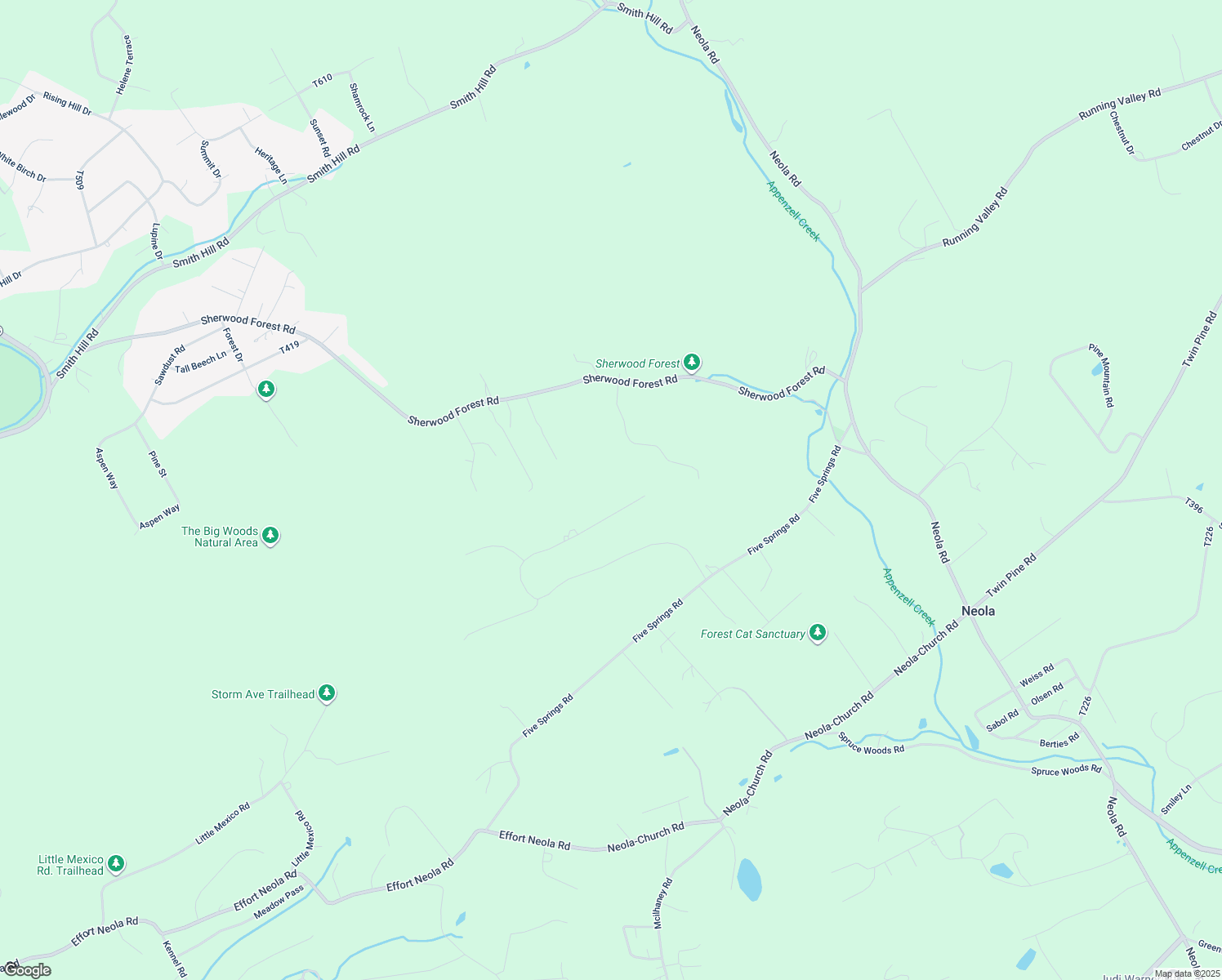 map of restaurants, bars, coffee shops, grocery stores, and more near 301 Alpha Drive in Stroudsburg