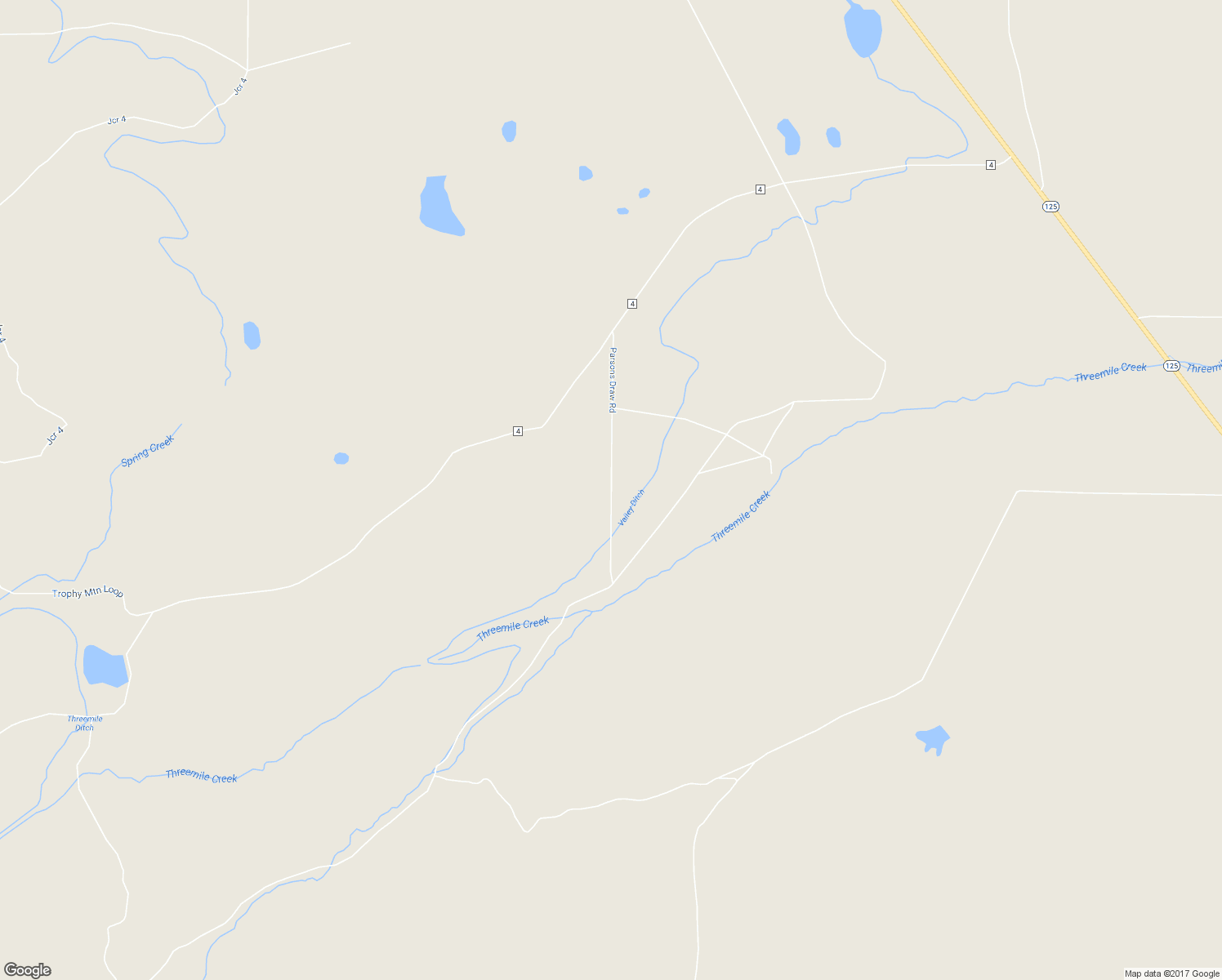 map of restaurants, bars, coffee shops, grocery stores, and more near Parsons Draw Road in Walden