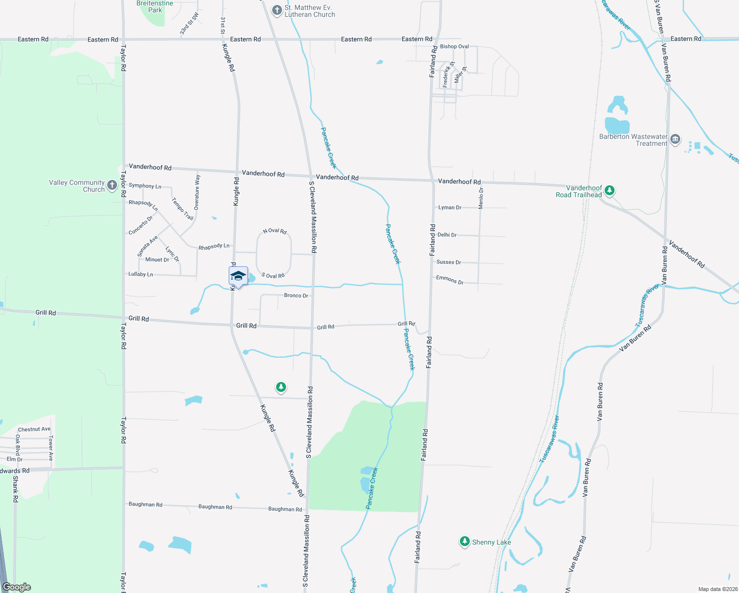 map of restaurants, bars, coffee shops, grocery stores, and more near 2881 Grill Road in Clinton