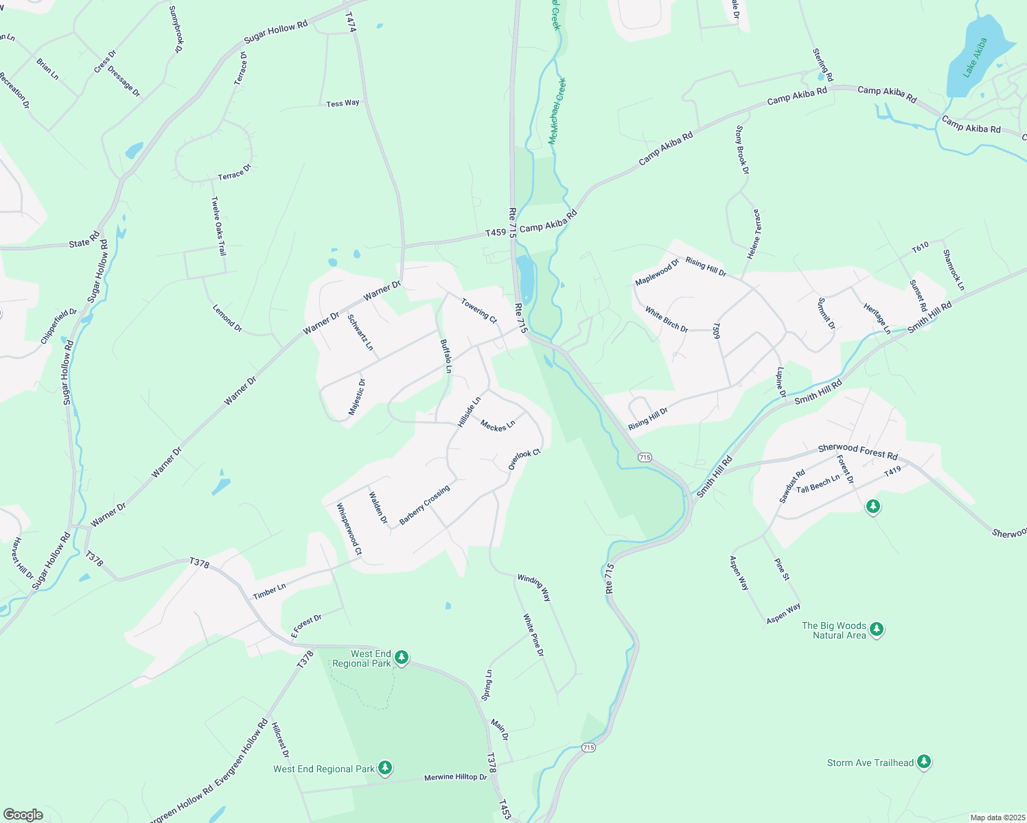 map of restaurants, bars, coffee shops, grocery stores, and more near 1120 Overlook Court in Saylorsburg