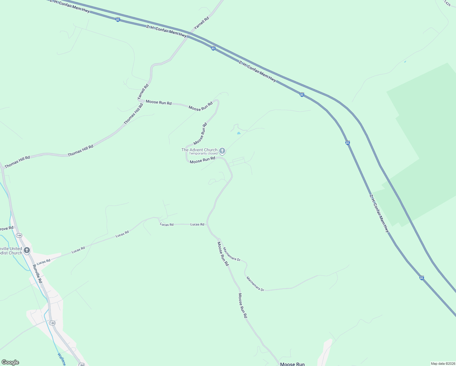 map of restaurants, bars, coffee shops, grocery stores, and more near 681 Moose Run Road in Bellefonte