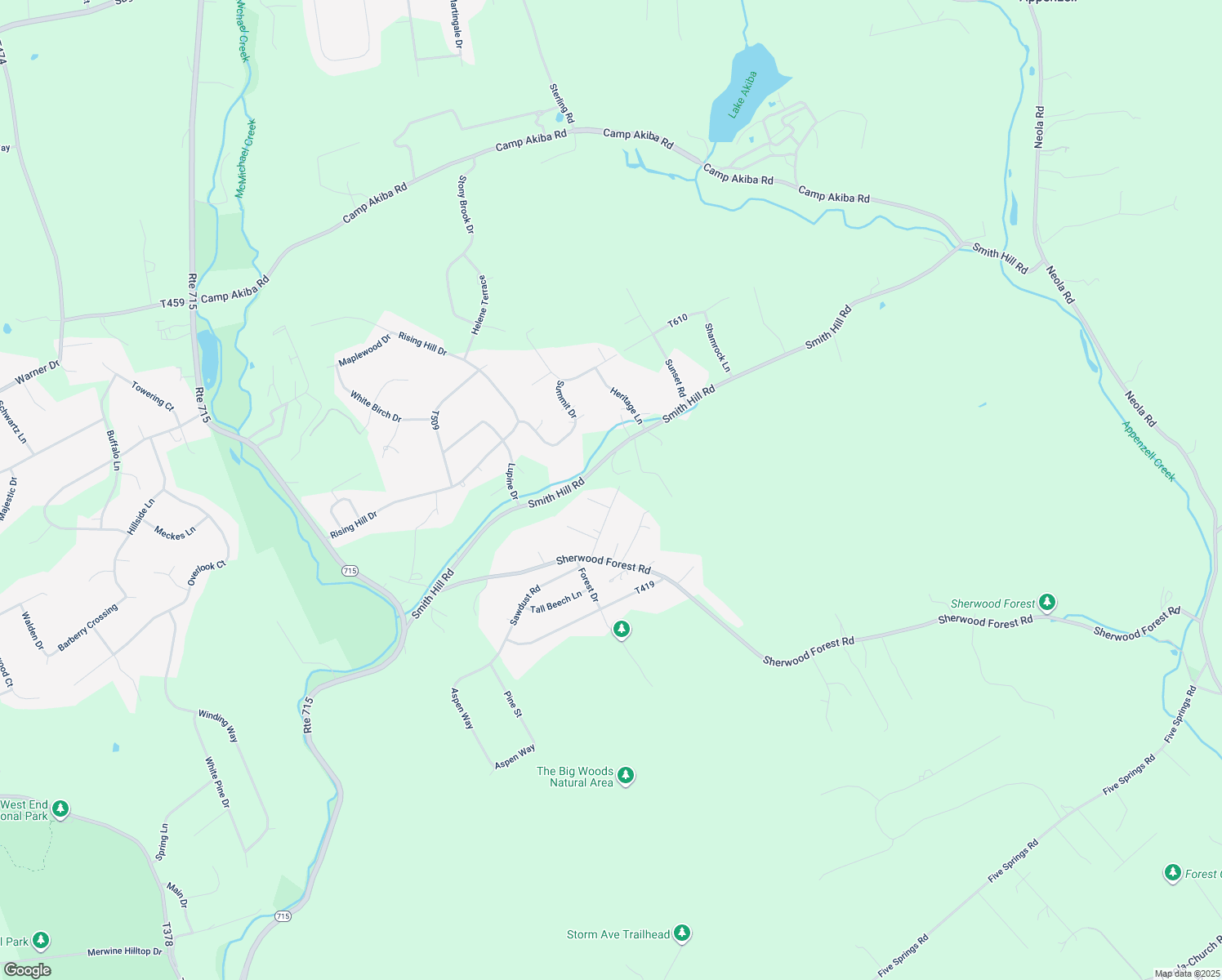 map of restaurants, bars, coffee shops, grocery stores, and more near 145 Hannon Lane in Saylorsburg