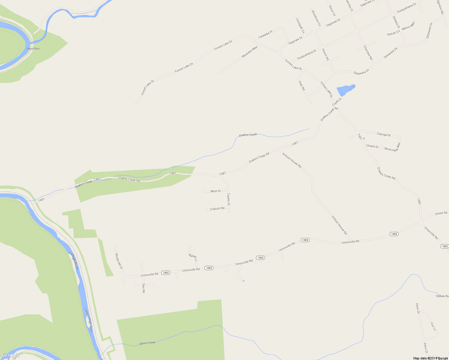 map of restaurants, bars, coffee shops, grocery stores, and more near 47 Tupelo St in Jim Thorpe