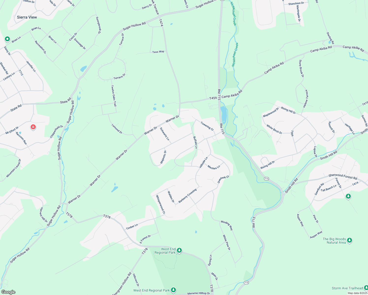 map of restaurants, bars, coffee shops, grocery stores, and more near 184 Woods Crossing in Saylorsburg