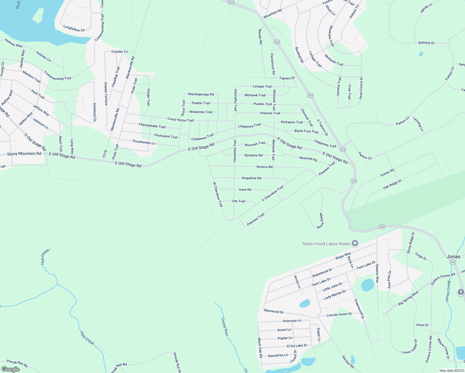 map of restaurants, bars, coffee shops, grocery stores, and more near 51 Hiawatha Trail in Albrightsville